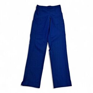 WonderWink Women's Navy Straight-Leg Scrub Pants XS